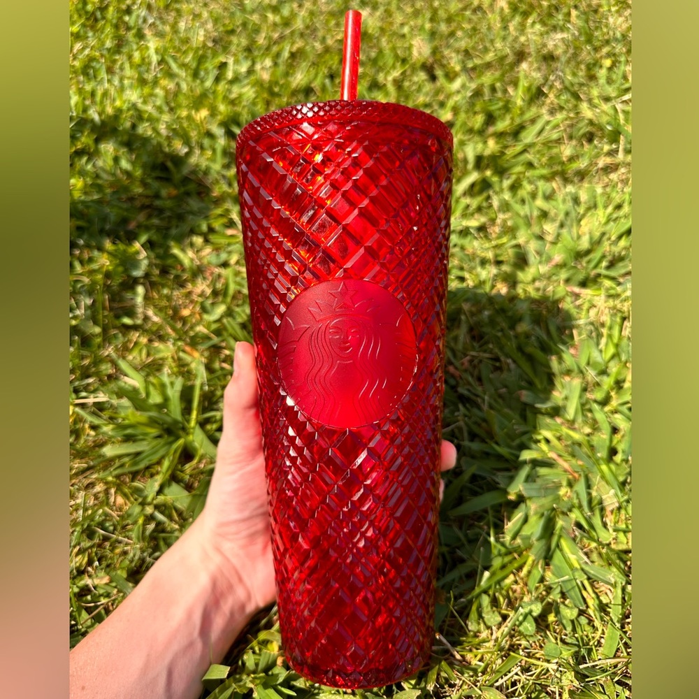 Red Jeweled Starbucks Tumbler